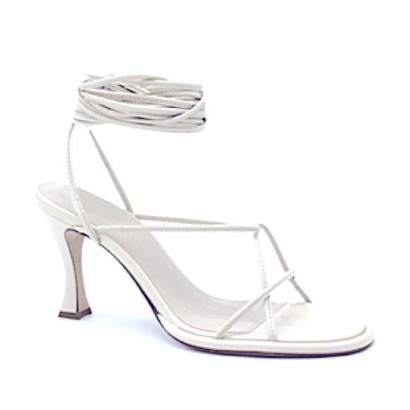 ILIO SMERALDO x Ilenia Toma Strappy Ankle Tie High Heel Sandals,Size 38 NWT $560 - Picture 1 of 9